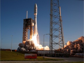 A United Launch Alliance Atlas V rocket carrying NASA's Mars 2020 Perseverance Rover vehicle lifts off from the Cape Canaveral Air Force Station in Cape Canaveral, Florida, U.S. July 30, 2020.