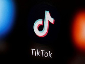 TikTok's logo.