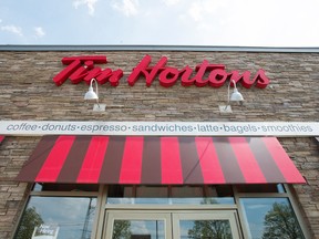 Tim Hortons said in a statement that it has discontinued its practice of tracking users’ location when the app is not open.