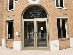 College of Physicians and Surgeons of Ontario in Toronto