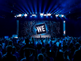 Students gather at Rogers Place in Edmonton for WE Day 2018.