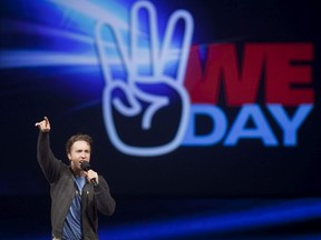 Craig Kielburger speaks at his charity's We Day celebrations in Kitchener in 2011.