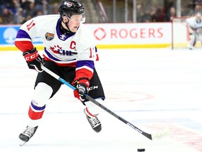 Alexis Lafrenière is the consensus pick for first overall in the NHL draft in October.