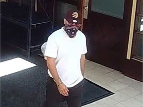 The Ottawa Police Service is trying to identify this man in connection with a theft at a mosque at 2335 St. Laurent Blvd. on July 28.