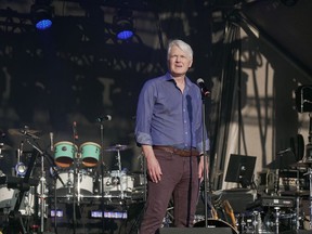 NAC CEO Christopher Deacon considers the future of the performing arts as he takes the stage on opening night of the recent RBC Bluesfest Drive-in concert series, which marked the NAC's first collaboration with Bluesfest.