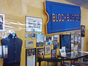 This photo taken on July 26, 2020 shows the interior of the last remaining Blockbuster store, in Bend, Oregon. The store, now listed on AirBnb, is offering guests a chance to roll back the clock to simpler times with a '90s themed sleepover, it was announced on August 11, 2020.