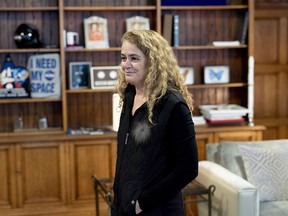 Governor General Julie Payette stands in her office at Rideau Hall in Ottawa on Tuesday, Dec. 11, 2018.