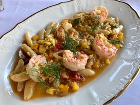 Shrimp cavatelli at Brassica