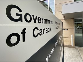 Government of Canada buildings were quieter than normal as many employees worked from home on Monday, March 16, 2020 in Ottawa.