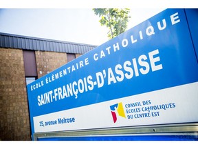 École élémentaire catholique Saint-François-d'Assise on Melrose Ave.