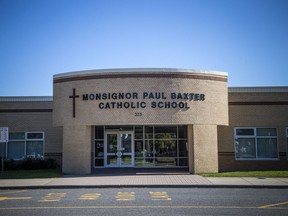 Monsignor Paul Baxter School, Sunday September 20, 2020.