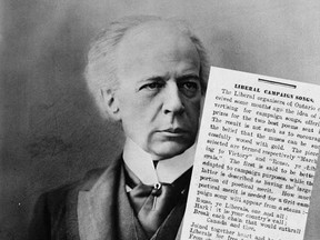 Even when writing about a pair of Liberal campaign songs, the Citizen in 1895 couldn't, or wouldn't, disguise its disdain for Liberal leader Wilfrid Laurier.