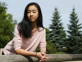 Joy Liu is headed into Grade 12 in the International Baccalaureate program at Colonel By Secondary School