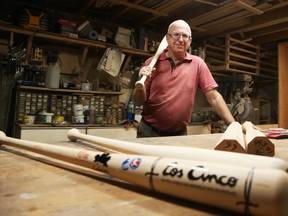 From his basement woodworking shop in the Ottawa Valley, former car salesman Bill Ryan, 66, is turning out finely-crafted maple bats for Cuba's beleaguered baseball leagues.