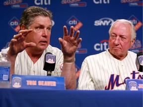 Hall of Fame pitcher Tom Seaver (left) has died at the age of 75. According to the Baseball Hall of Fame, Seaver died from complication due to dementia and COVID-19.