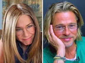 Former spouses Jennifer Aniston and Brad Pitt are reunited for a virtual reading of the ’80s classic Fast Times at Ridgemont High to raise funds for the nonprofit charity CORE.