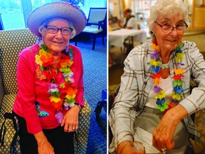 Left: Elizabeth, Stirling Park Retirement; right: Joanne, Maplewood Retirement.