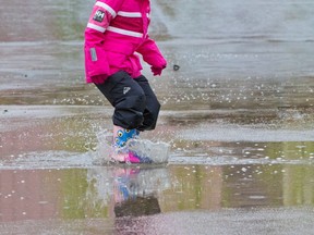 When life gives you puddles...