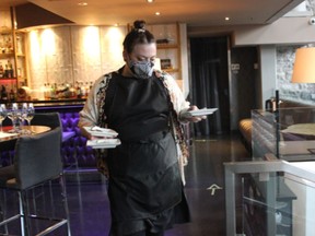 Ottawa chef  Dominique Dufour at a recent Carefor fundraising event at Restaurant E18hteen on York Street.
