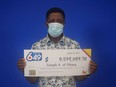 Joseph Anokye of Ottawa won a Lotto 6/49 jackpot worth $8,539,083.70 in the July 22 draw.