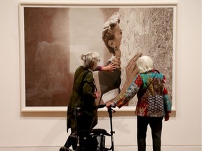 OTTAWA - People enjoying some art at The National Gallery in Ottawa Friday Sept 18 2020.