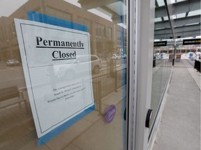 Empty retail space at Lansdowne Park.