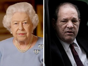 Queen Elizabeth II has stripped former Hollywood producer Harvey Weinstein of the honorary CBE she had conferred on him in 2004.