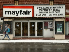 Files: The Mayfair theatre shut down for the first time last March, due to the COVID-19 pandemic.
