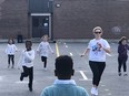 Children at Dr. F. J. McDonald Catholic Elementary School participated in a Terry Fox run on Oct 1, 2020. It was a little different this year because of COVID-19 restrictions, and many worry kids aren't getting the physical exercise at school that they desperately need.