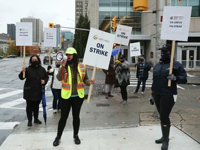 FILE: The support staff at the University of Ottawa is on a legal strike, October 19, 2020.