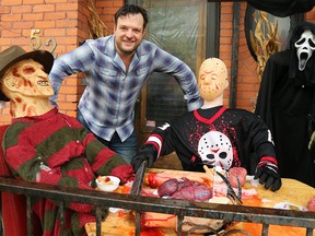 OTTAWA- October 26, 2020 -  Alain Nantel, and his Eight-year-old son Alexandre Nantel have been putting gout daily terrifying Halloween decorations outside their home at 52 Preston in Ottawa.

assignment 134673

Jean Levac/POSTMEDIA