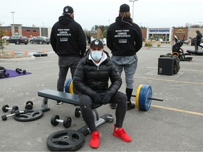 GATINEAU- October 29, 2020 -Co-owner, Jeff Christison opened a gym in parking lot of Anytime Fitness to support the ongoing fight to keep gyms open and deem health and fitness as essential.