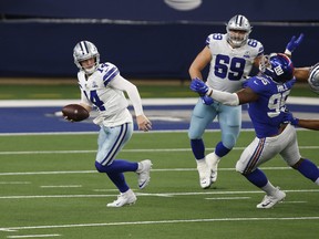 Dallas Cowboys quarterback Andy Dalton will be the team's starter with Dak Prescott injured.