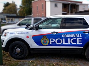 A Cornwall Police Service cruiser.