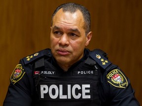 Chief of the Ottawa Police Service Peter Sloly.