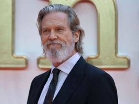 (FILES) In this file photo taken on January 28, 2017 US actor Jeff Bridges arrives on the red carpet for the 2017 Producers Guild Awards at the Beverly Hilton in Beverly Hills, California. - US actor Jeff Bridges announced on Twitter on October 19, 2020 that he has been diagnosed with Lymphoma.
