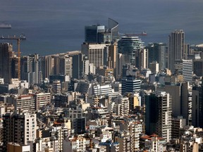 An impressive skyline in a country that has nevertheless been riven by factionalism. In this case, Lebanon. But the same can be said for the United States.