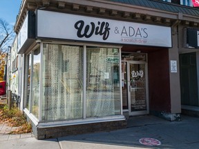 The popular Centretown diner Wilf & Ada's is closing until indoor dining is once again permitted.  Tuesday, Oct. 20, 2020