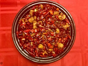 Diced chicken with chilies from Chili Chili