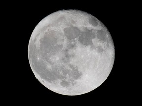 The moon on Oct. 2, 2020.