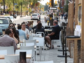 File: Outdoor patios on Elgin Street on Tuesday, Sept 22, 2020.