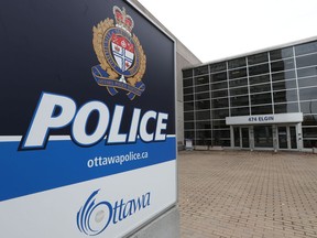 OTTAWA - Ottawa Police Services HQ at 474 Elgin Street in Ottawa Thursday October 22, 2020. Tony Caldwell