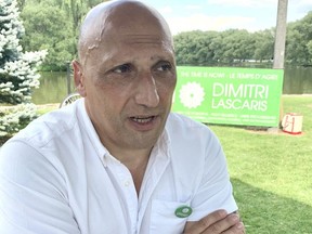 Dimitri Lascaris ran for the leadership of the federal Green Party this year.