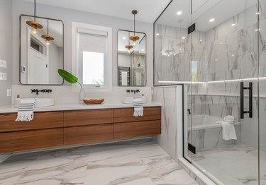 Custom bathroom, 100 sq. ft. or less: Artium Design Build