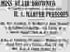 The Citizen's front page from Dec. 7, 1901, announcing the previous evening's deaths of H.A. Harper and Bessie Blair, who drowned after falling through the ice while skating on the Ottawa River.