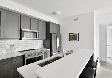 Condo or rental apartment suite, 676 sq. ft. or more: Phoenix Homes, the Stella