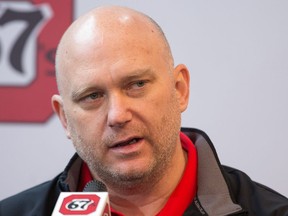 André Tourigny of the Ottawa 67's is the head coach of this year's Canadian entry in the world junior hockey championship.