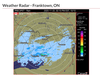 Screen capture of Environment Canada’s weather radar at 2:20 p.m. on Nov. 22, 2020