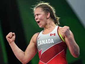 Erica Wiebe of Stittsville now lives and trains in Calgary. She won a gold medal in wrestling in the 2016 Rio de Janeiro Olympic Summer Games.