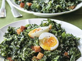 Broccoli and kale salad from Modern Comfort Food.